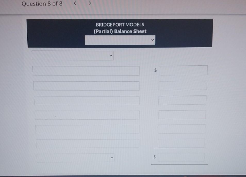 following account balances at December 31,2024: In addition, Bridgeport is involved in