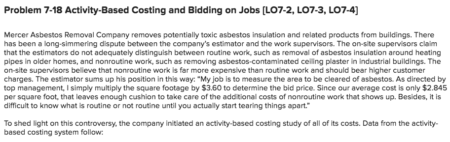  Required: 3. Using the activity rates you have computed, determine the