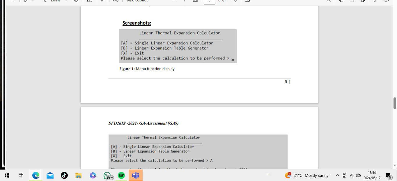  This assignment will form the basis for assessing you on the