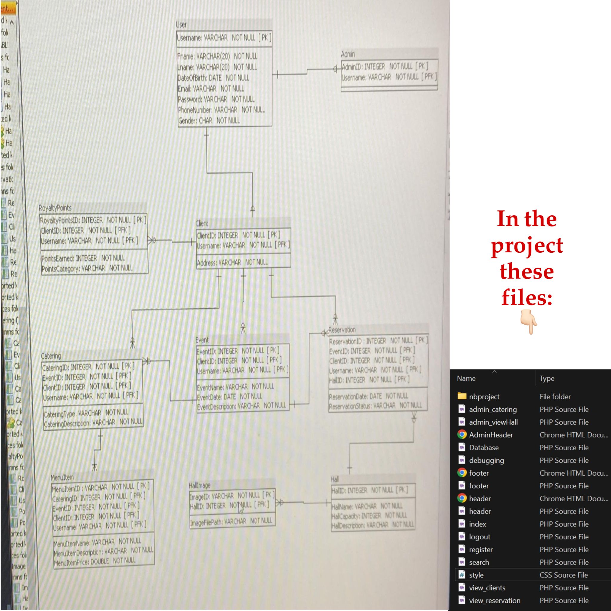  CREATE TABLE Event ( EventID INT NOT NULL, ClientID INT NOT