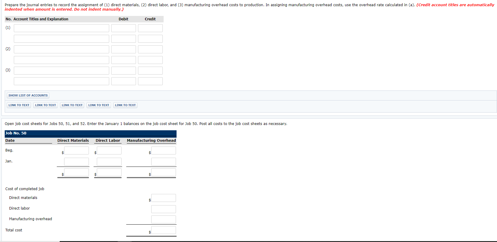 uses a job order cost system and applies overhead to production on