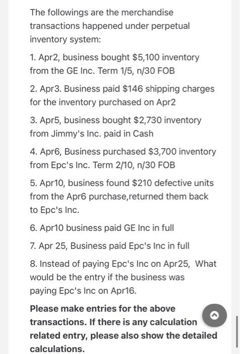 with calculation ( Samples picture 2nd and 3rd ) The followings are