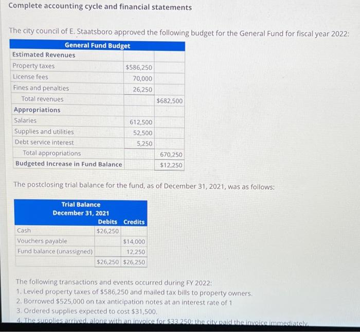  Please help c) Prepare a balance sheet; a statement of revenues,