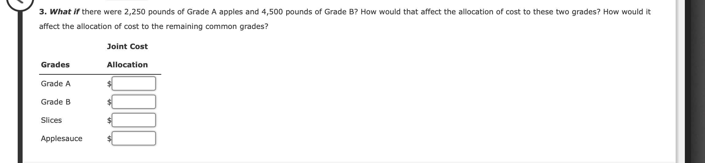 A are large blemish-free apples that can be sold to gourmet fruit