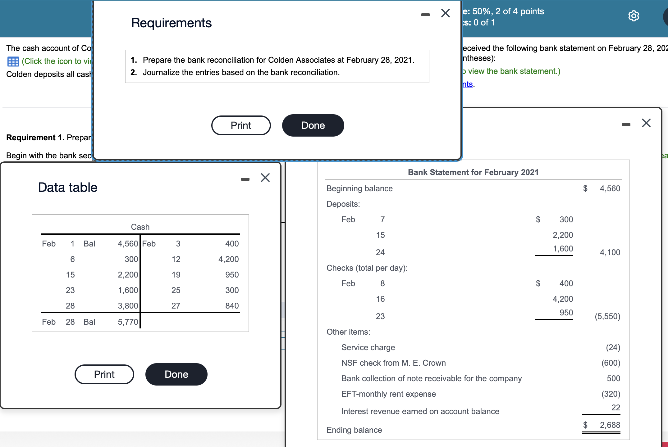 please answer as simple as possible. thank you Requirements 1. Prepare the
