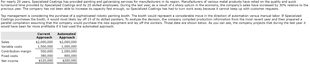 a. Interpret the contribution margin ratio under each approach. b. Discuss