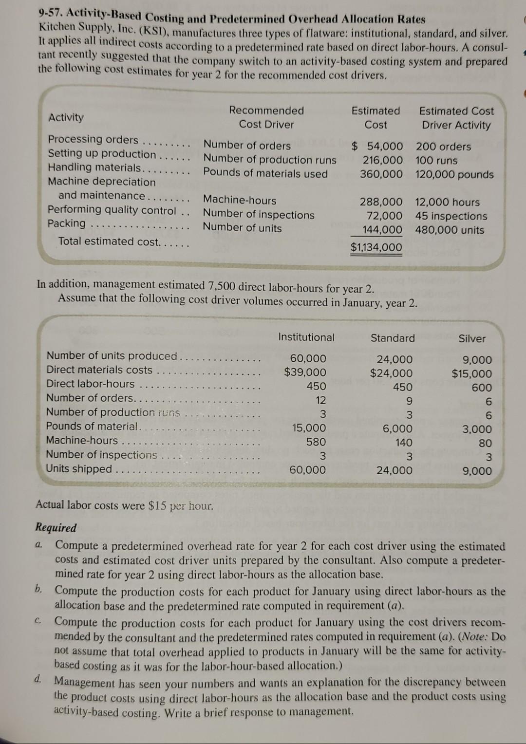  Please answer required a b c and d. Please provide copyable