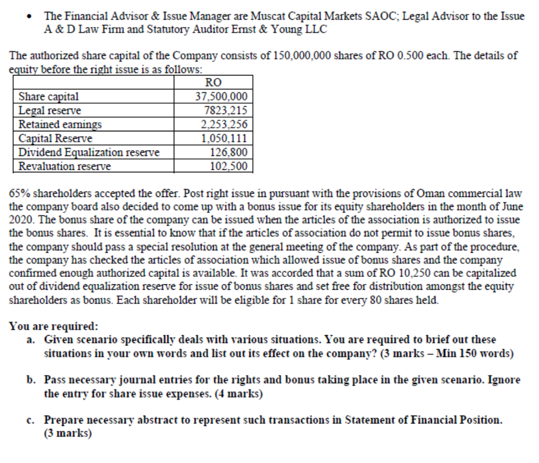 in 1983 in Ibra region. The main activity has been production and