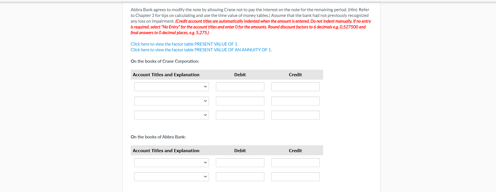 with Abbra Bank. The note has a principal of $3 million, was