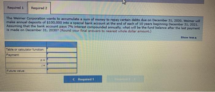 of $1. PV of $1. FVA of $1. PVA of $1. FVAD
