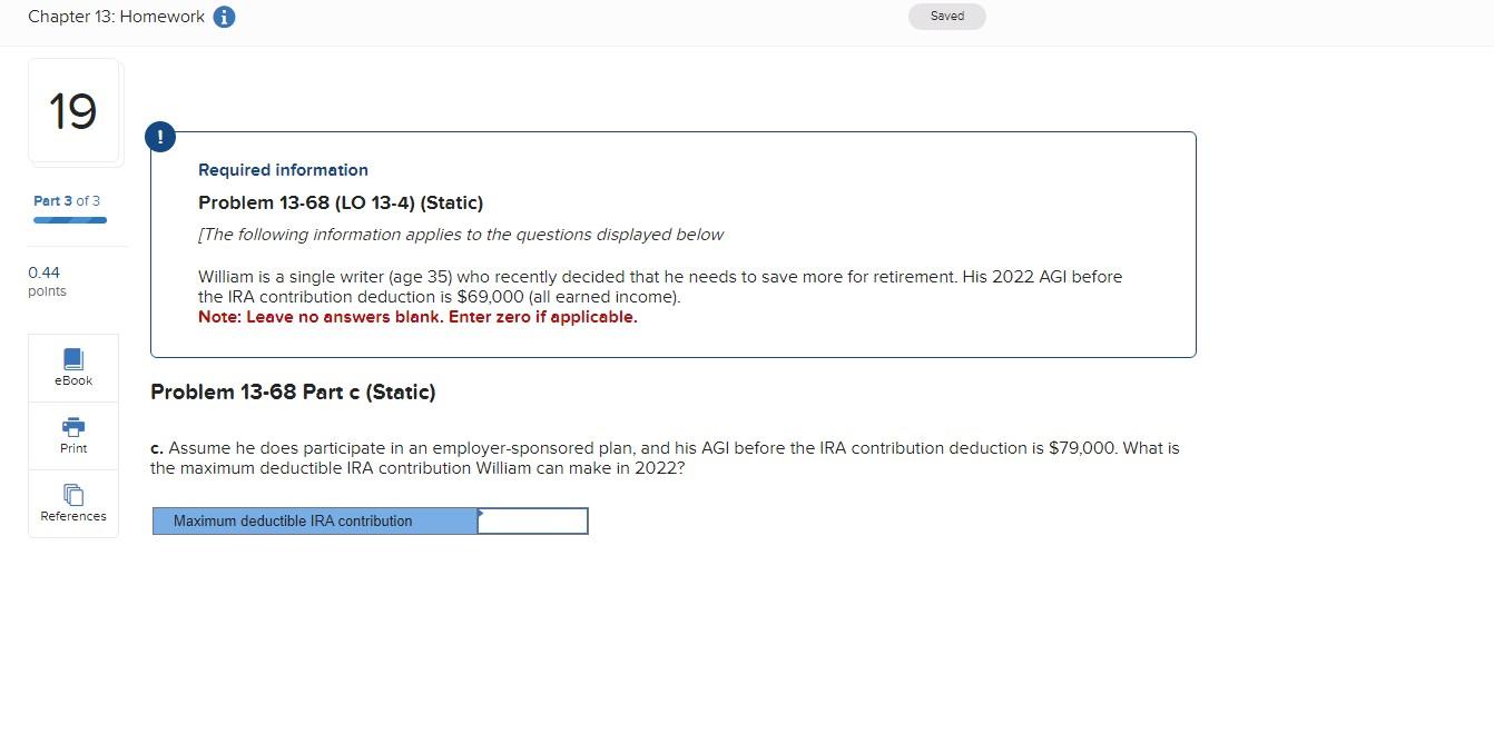 who recently decided that he needs to save more for retirement. His