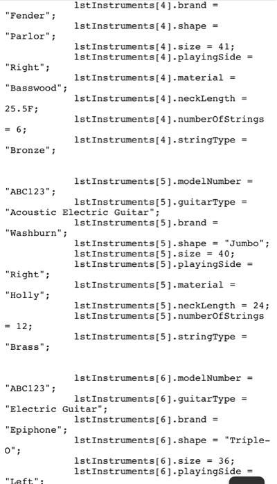 to recall and search using certain attributes for example "looking for fender