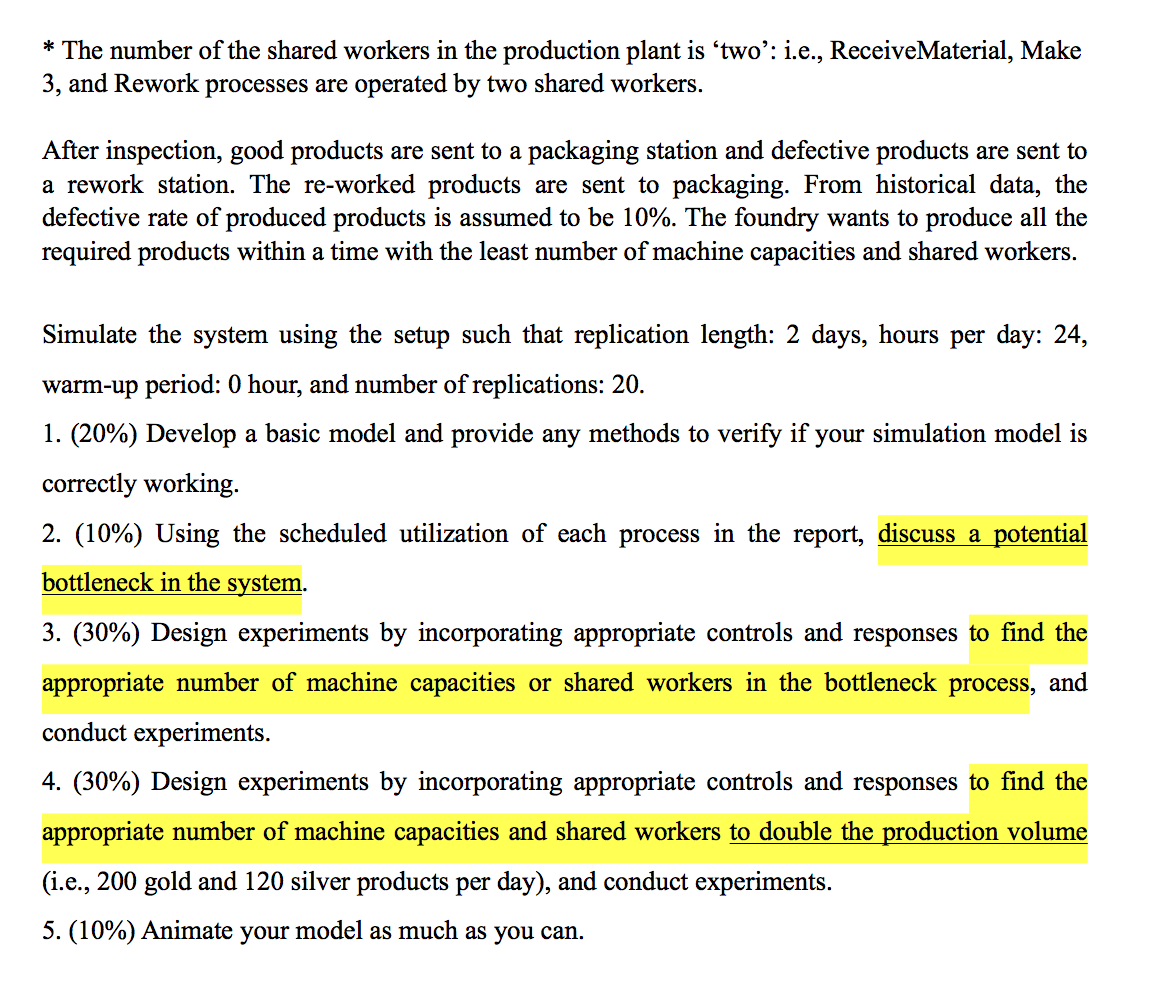 silver raw materials. The production plant needs to produce 100 gold products