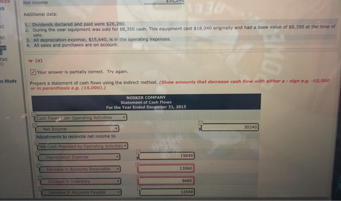 of Nosker Company. NOSKER COMPANY Comparative Balance Sheets December 31 Assets 2015