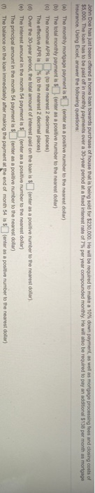 i need this problem worked in excel John Doe has just been