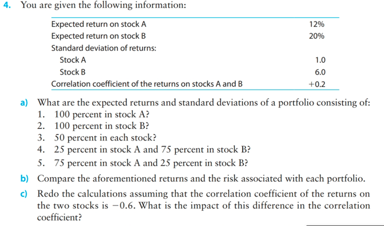 pLEASE show all workings and explanation for C 4. You are