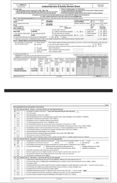 Noah, age 65, and Ela, age 54, are married. They elect to