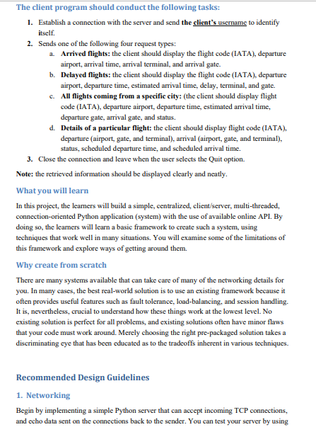 be in the client side and I want you to provide me