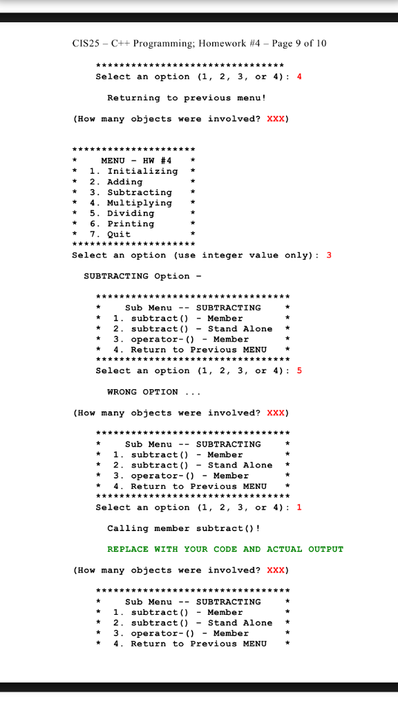 Fraction object the stand alone print function prints the required Fraction objects: