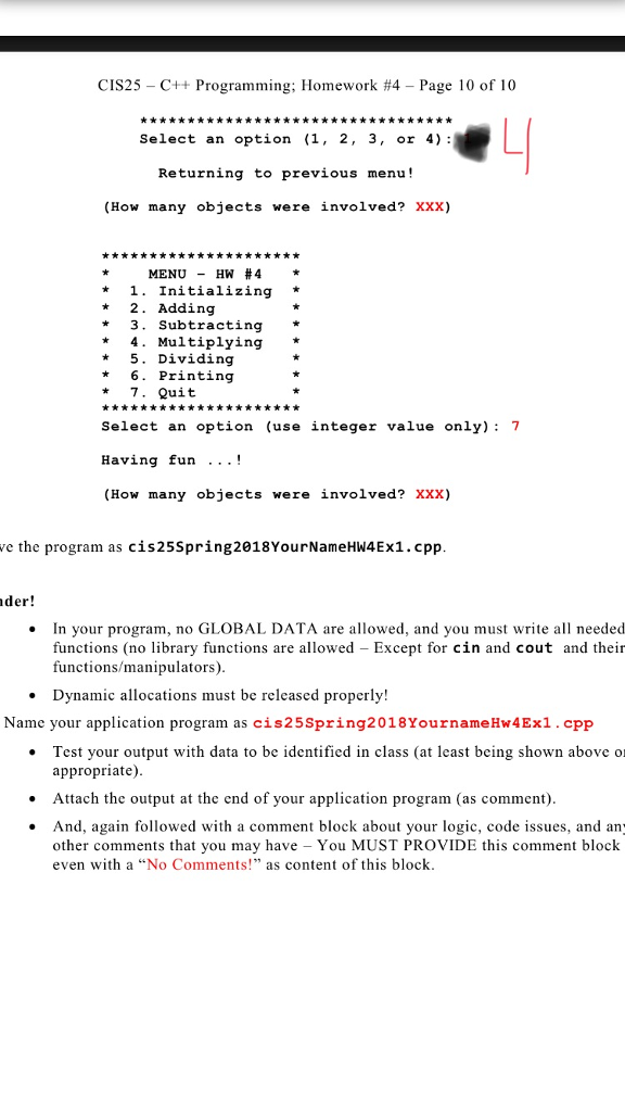 THE CURRENT CODING IS: class Fraction { public: Fraction(); // Default constructor