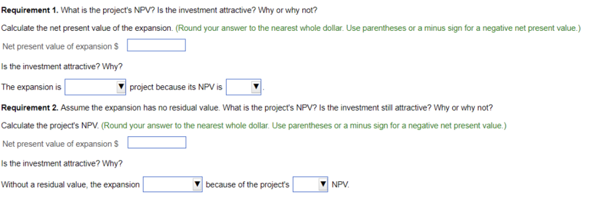 budgeting to decide whether the $11 million Spring Park Lodge expansion would