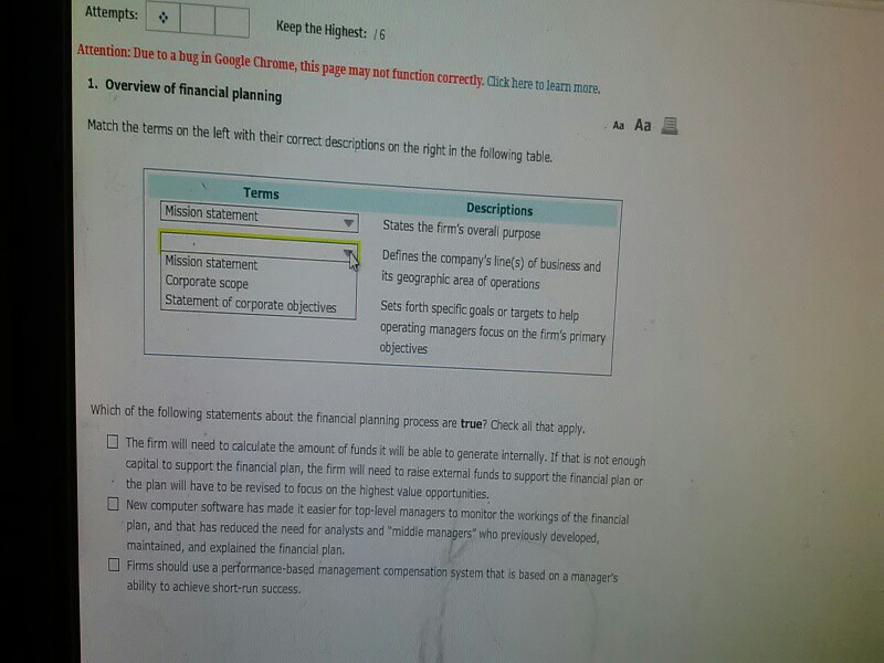  Attempts: Keep the Highest: 16 Attention: Due to a bug in