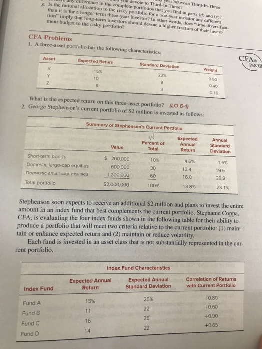  I need a answer for this cfa probelm difference in the