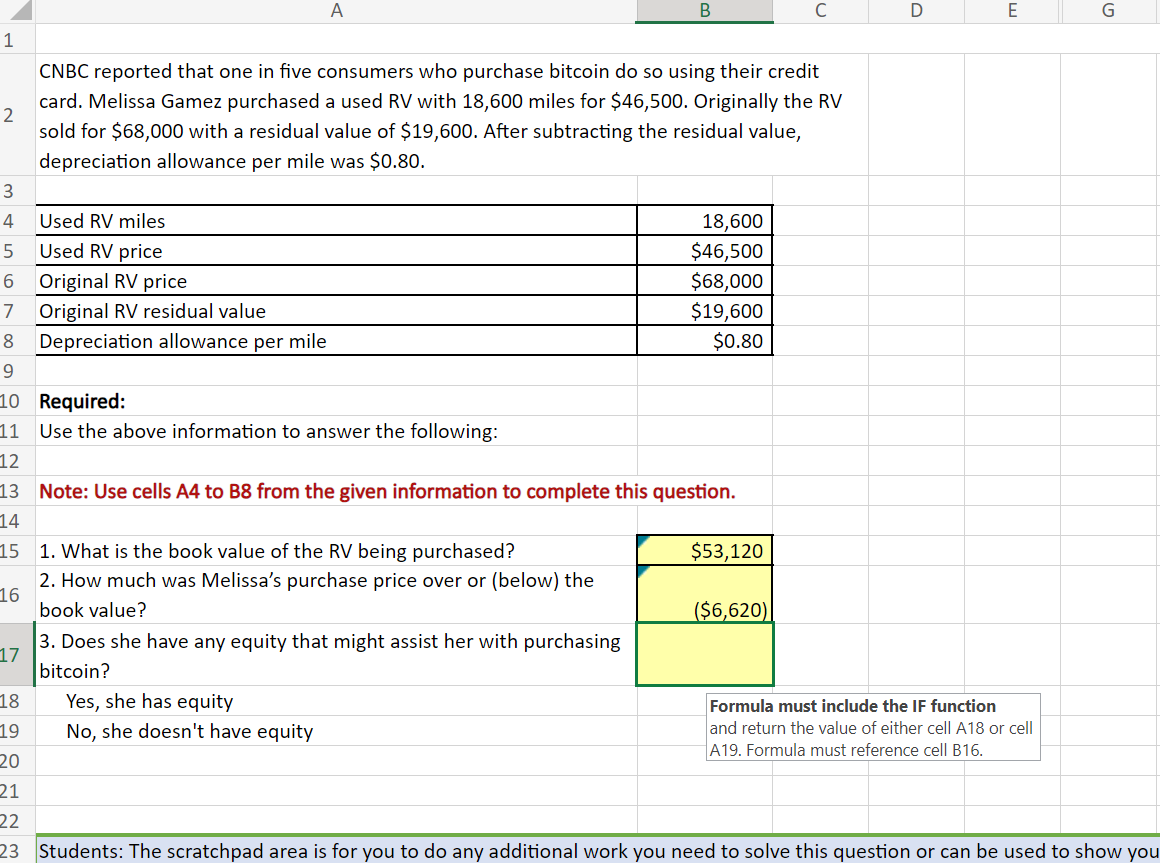 HOW TO INPUT ON EXCEL THE IF FORMULA dit ne RV ust
