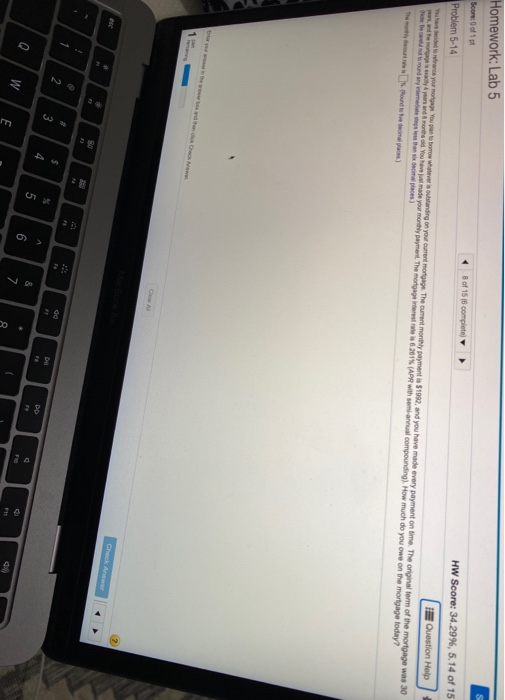 sale once the mortgage has been paid off. Homework: Lab 5 Se