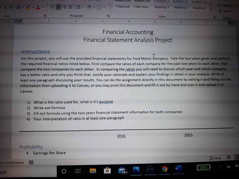  Please show all your work and formuals was it this picture