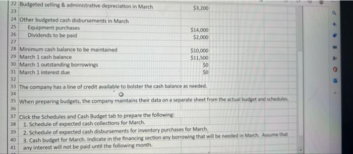 first three months of the year. The Controller has asked you to