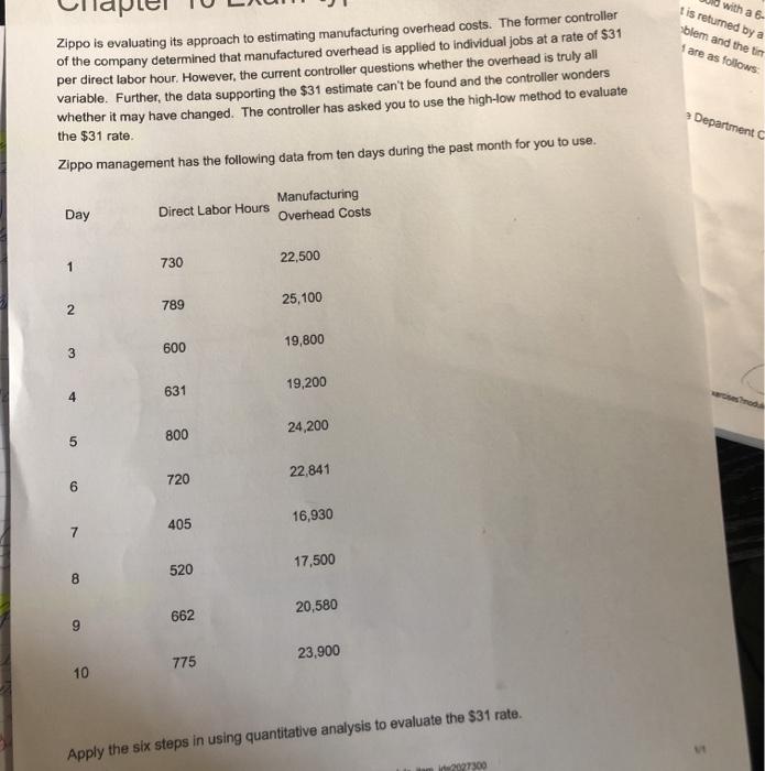  with a 6 tis returned by a blem and the tin