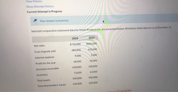  View Policies Show Attempt History Current Attempt in Progress E Your