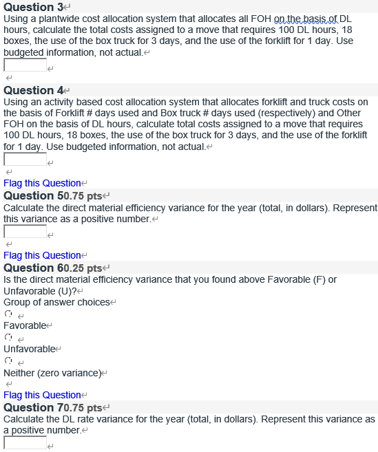 data to answer questions #2 #104 Mazzei provides the following information about