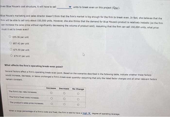 recover its costs. These costs include both its fixed and its variable