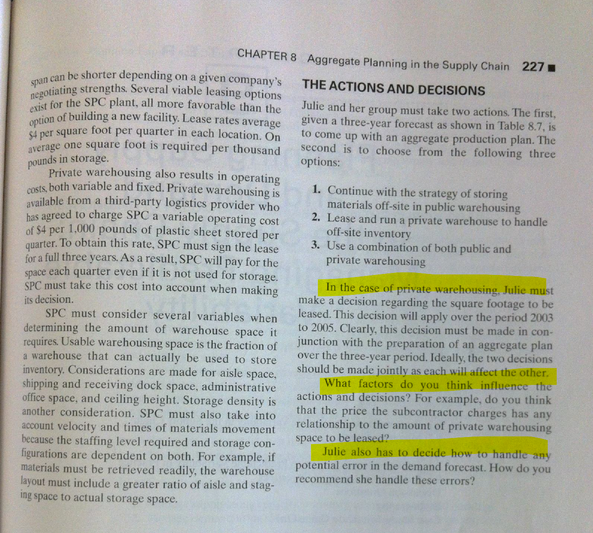  span can be shorter depending on a given company's negotiating strengths.