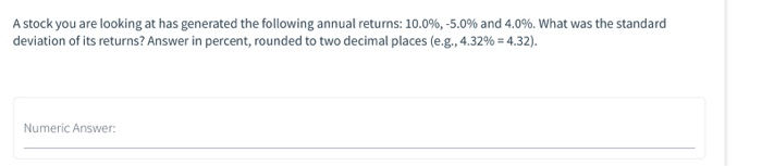 please answer those two questions1. 2. A stock you are looking at