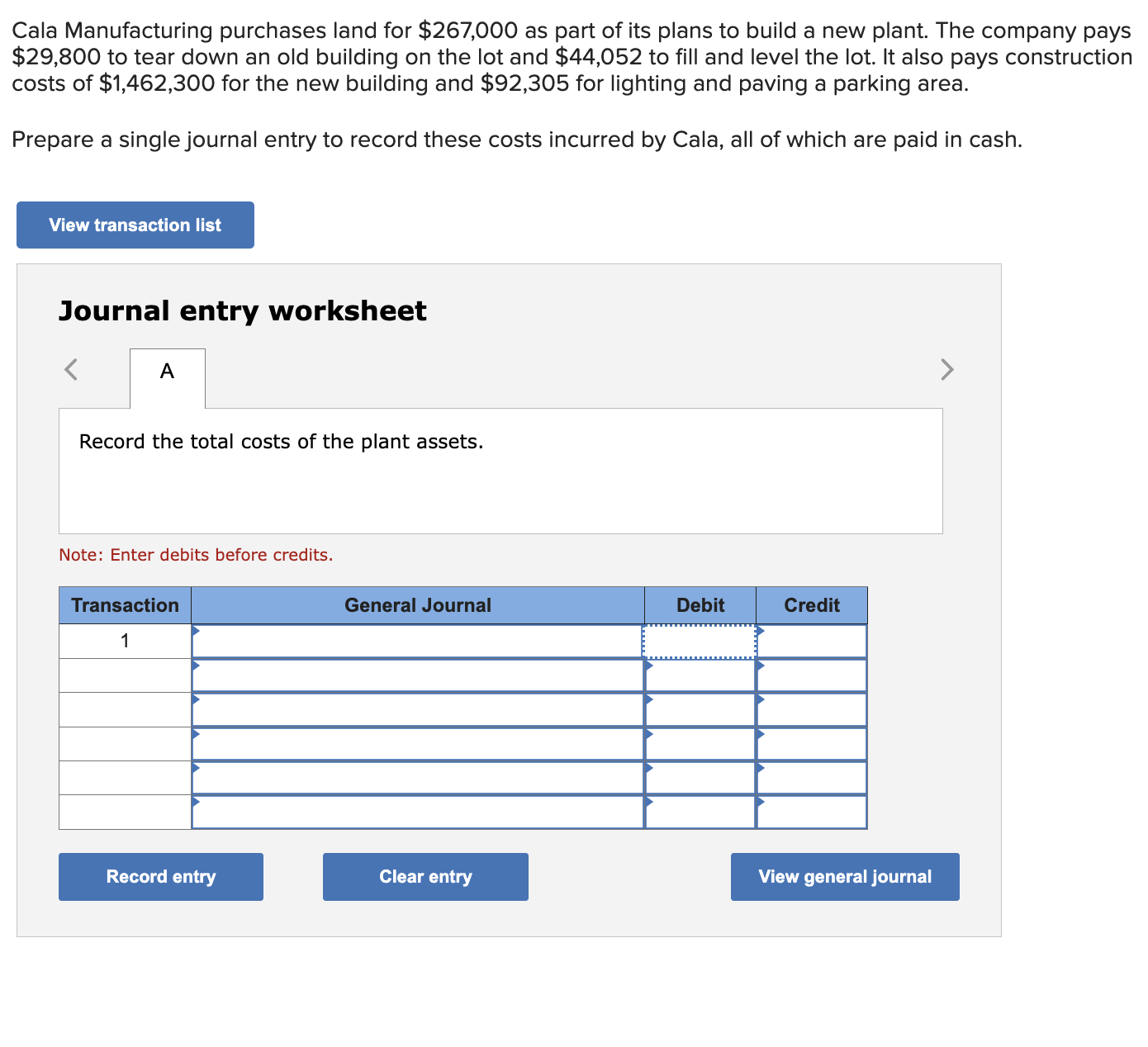  Cala Manufacturing purchases land for $267,000 as part of its plans