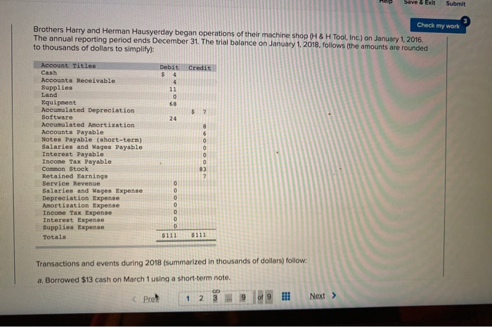  HUD Save & Exit Submit Check my work Brothers Harry and