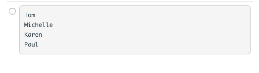 allowed operations on that data. Question 2 1 pts Match each abstract
