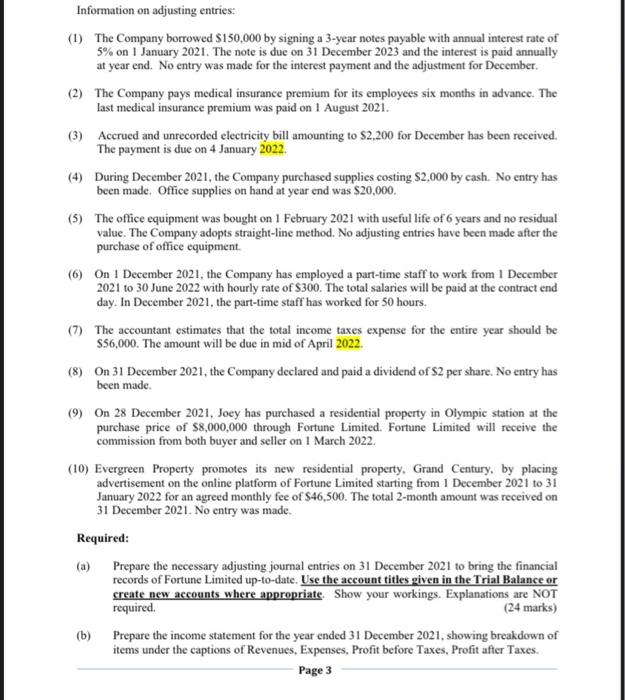 Fortune Limited is an agency company which acts as broker for buying