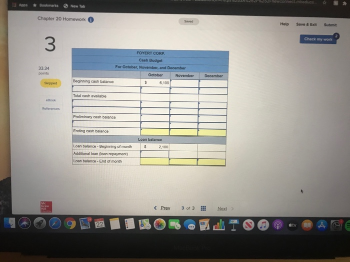 30% of the next month's sales. At the end of March, the
