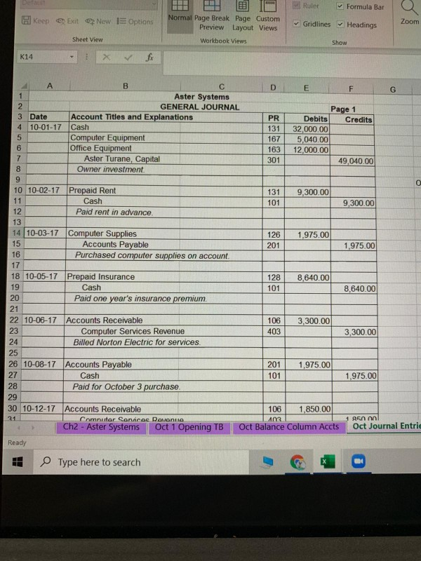 Ruler Formula Bar Keep Exit New Options Normal Page Break Page