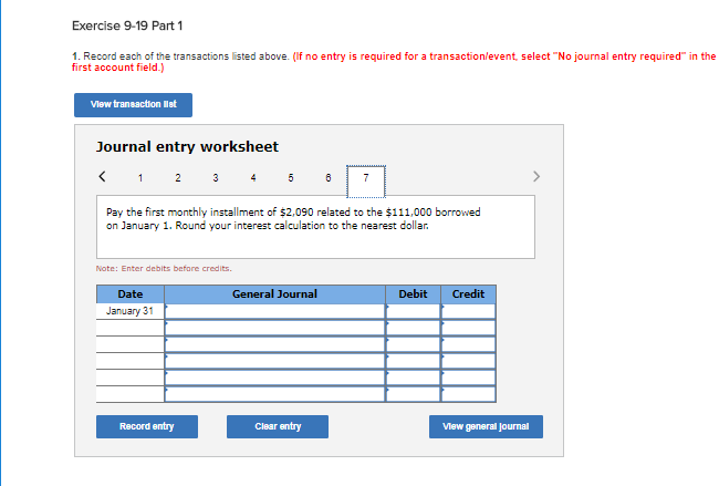at 6% annually and matures in 5 years. Payments of $2,090 are