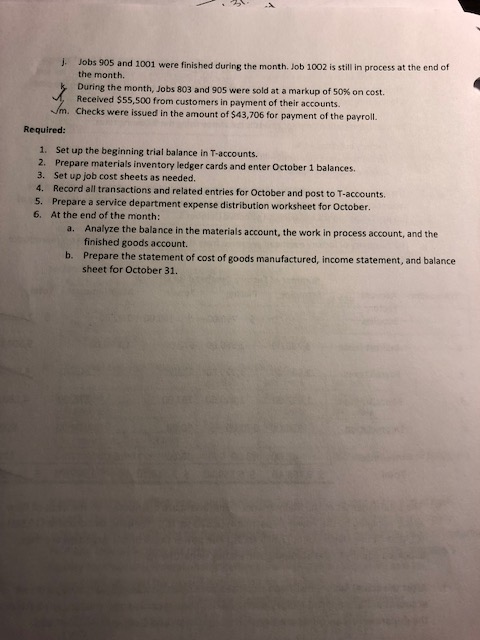 operates on a fiscal year nd two service departments, Power ction department,