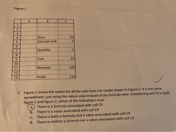 2 3 4 5 6 7 8 9 Quantity 5 Cost =C5*C7