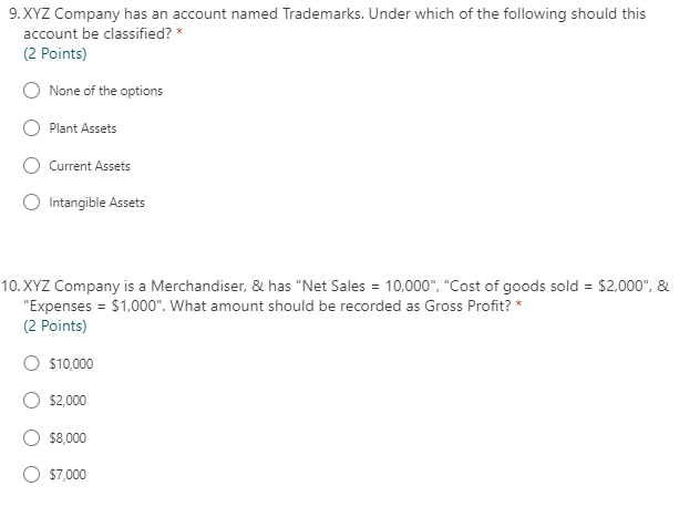 the options is correct 3.XYZ Company purchased a Land that costs $150,000