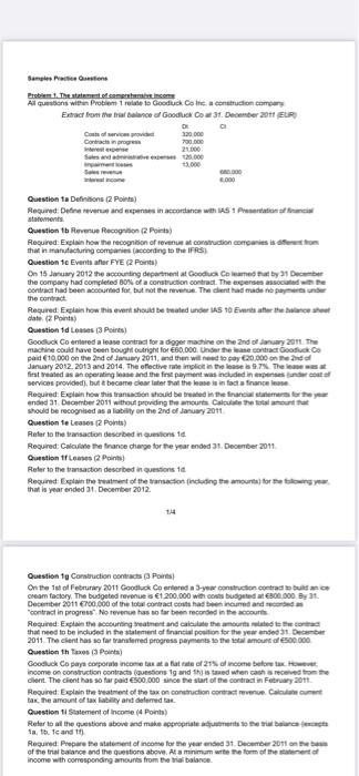 food products. Question 2a Definitions (2 Points) Required: Define the term liability