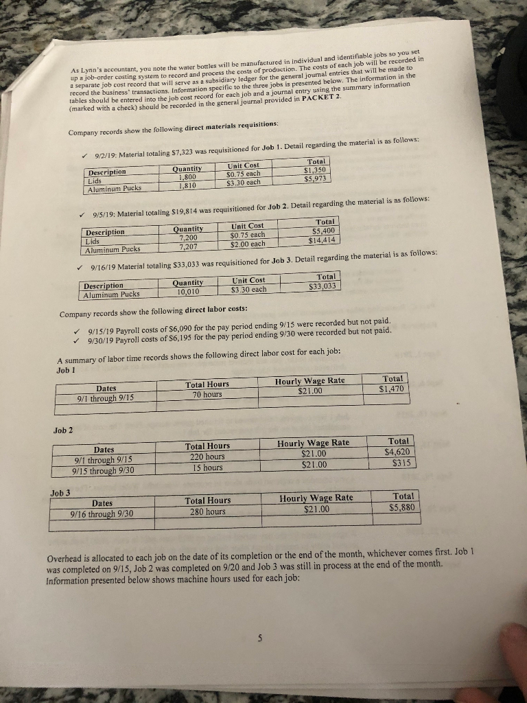 to enhance your understanding of job-order costing and accounting for transactions associated