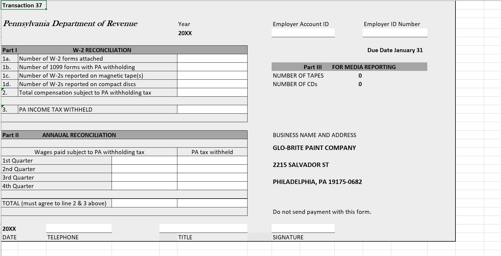 indicate that you will electronically deposit the FUTA taxes, you SHOULD NOT